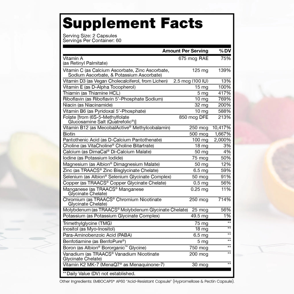 Methyl Multi without Iron